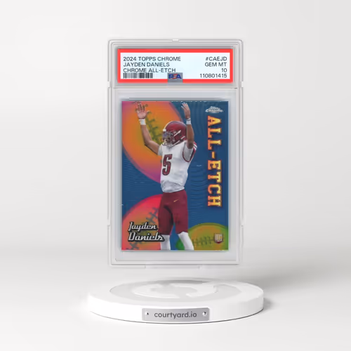 2024 Topps Chrome Chrome All-Etch #CAEJD Jayden Daniels (PSA 10 GEM MINT)