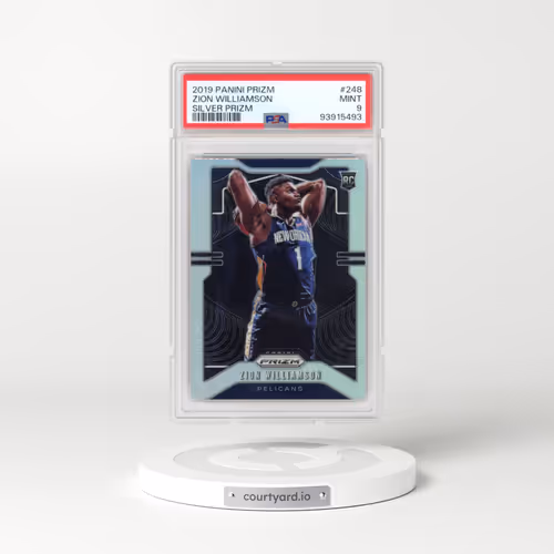 2019 Panini Prizm #248 Zion Williamson - Silver Prizm (PSA 9 MINT)