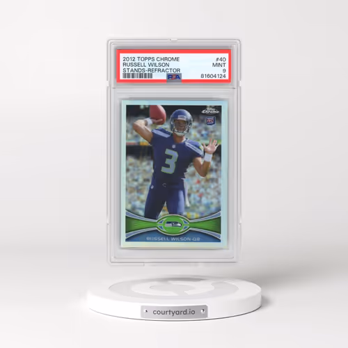 2012 Topps Chrome #40 Russell Wilson - Stands-Refractor (PSA 9 MINT)