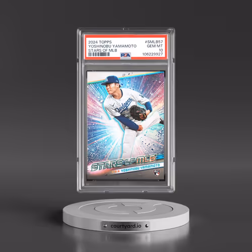 2024 Topps Stars of MLB #SMLB57 Yoshinobu Yamamoto - Series 2 (PSA 10 GEM MINT)