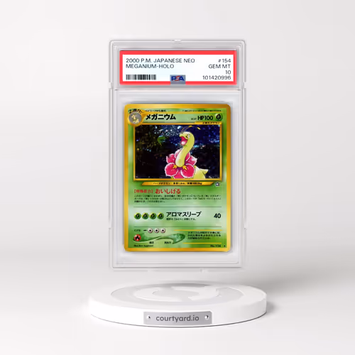 2000 Pokémon Neo #154 Meganium - Holo (PSA 10 GEM MINT)