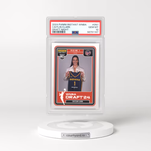 2024 Panini Instant WNBA Draft Night #DN1 Caitlin Clark (PSA 10 GEM MINT)