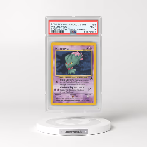 1999 Black Star Promos #39 Misdreavus - Pokémon League (PSA 9 MINT)