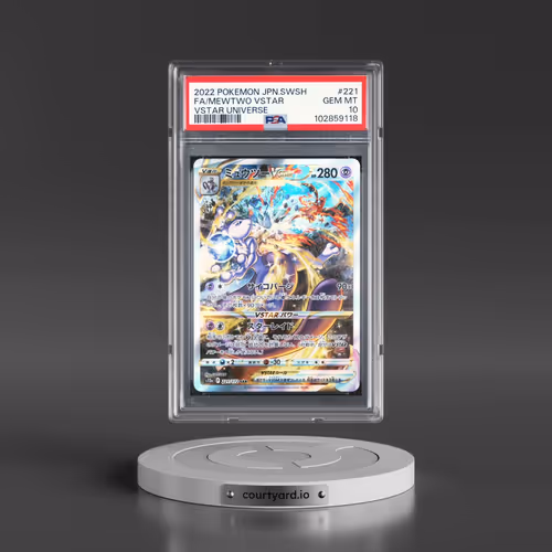 2022 Pokémon Sword & Shield Vstar Universe #221 Mewtwo Vstar - Full Art (PSA 10 GEM MINT)