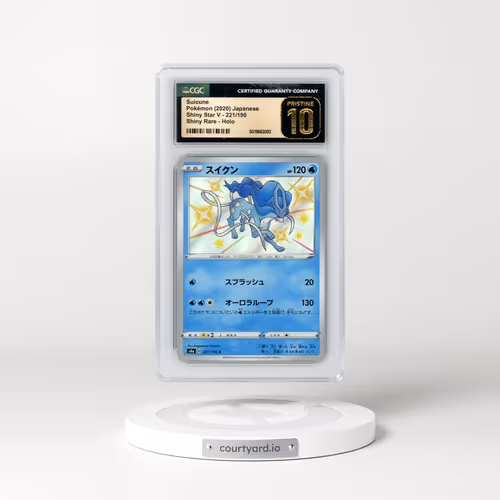 2020 Shiny Star V #221/190 Suicune - Holo (CGC 10 PRISTINE)