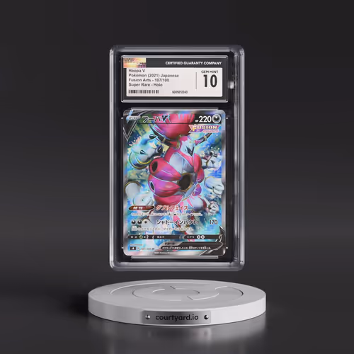 2021 Fusion Arts #107/100 Hoopa V - Super Rare Holo (CGC 10 GEM MINT)