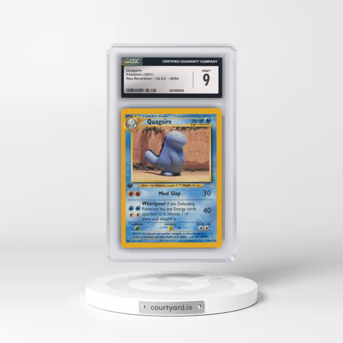 2001 Neo Revelation #48/64 Quagsire - 1st Edition (CGC 9 MINT)