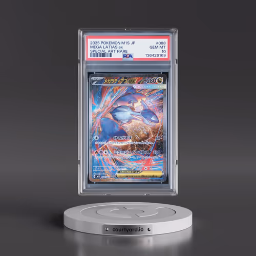 2025 Pokémon M1s-Mega Symphonia #088 Mega Latias EX - Holo Special Art Rare (PSA 10 GEM MINT)