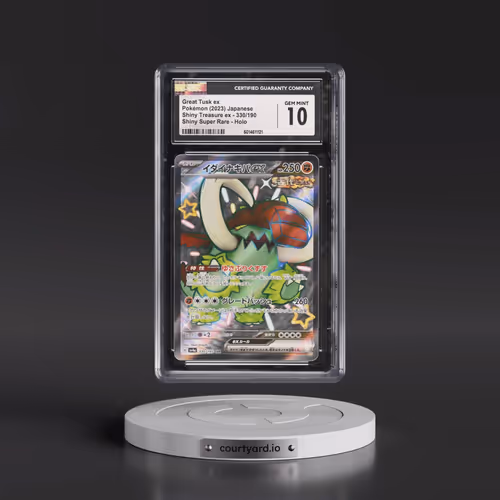 2023 Shiny Treasure ex #330/190 Great Tusk ex (CGC 10 GEM MINT)