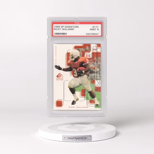 1999 SP Signature #171 Ricky Williams (PSA 9 MINT)