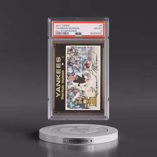 1971 Topps #5 Thurman Munson - All-Star Rookie (PSA 4 VG-EX)
