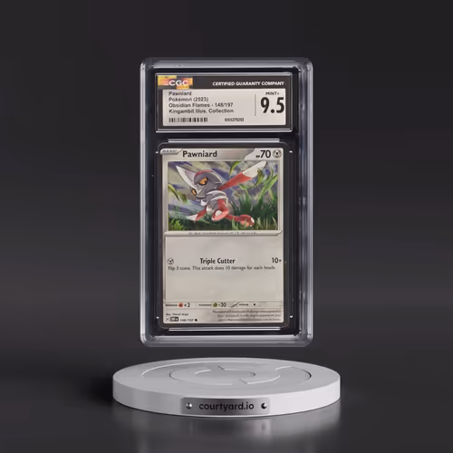 2024 Pokémon Obf EN-Obsidian Flames #148 Pawniard - Shrouded Fable Illustration Collection (CGC 9.5