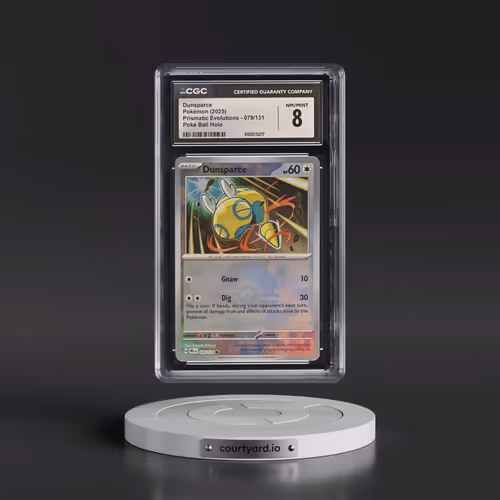2024 Prismatic Evolutions - PRE EN #079/131 Dunsparce - Poké Ball Holo (CGC 8 NM-MT)