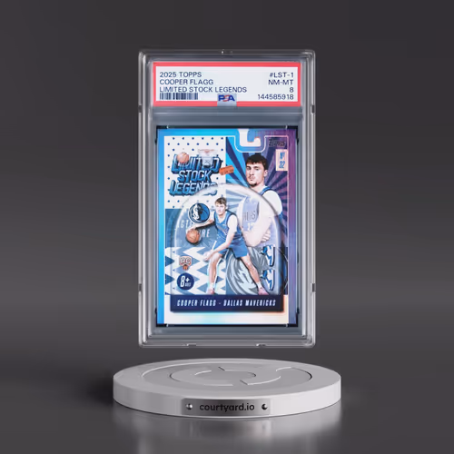 2025 Topps Limited Stock Legends #LST-1 Cooper Flagg (PSA 8 NM-MT)