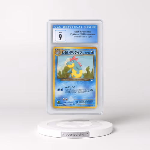 2001 Darkness, and to Light Dark Croconaw (CGC 9 MINT)