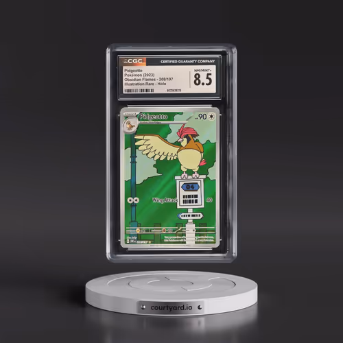 2023 Obsidian Flames - OBF EN #208/197 Pidgeotto - Illustration Rare Holo (CGC 8.5 NM-MT+)