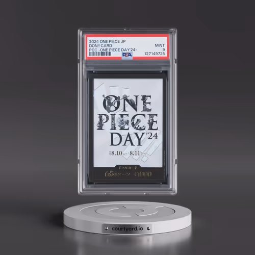 2024 One Piece Japanese Premium Card Collection -One Piece Day'24 Don!! Card (PSA 9 MINT)