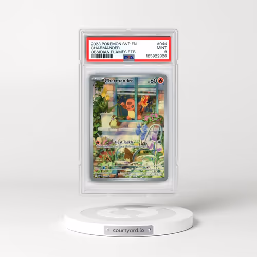 2023 Pokémon Svp EN-SV Black Star Promo #044 Charmander - Obsidian Flames Elite Trainer Box (PSA 9 M