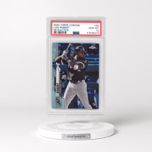 2020 Topps Chrome #60 Luis Robert - Refractor (PSA 10 GEM MINT)