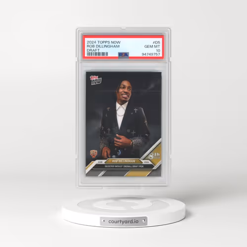 2024 Topps Now Draft #D5 Rob Dillingham (PSA 10 GEM MINT)