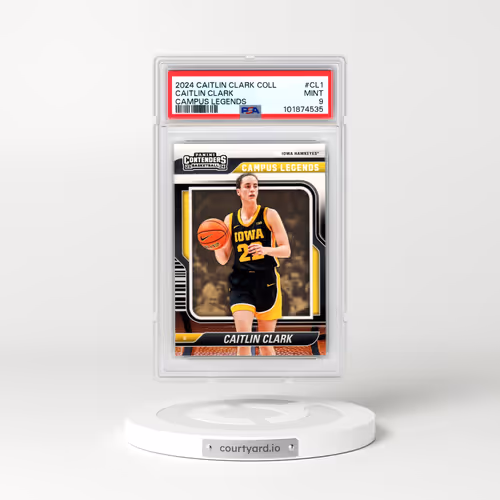 2024 Panini Caitlin Clark Collection Campus Legends #CL1 Caitlin Clark (PSA 9 MINT)