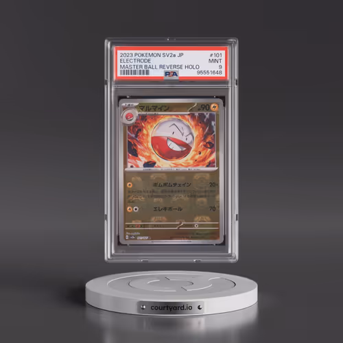 2023 Pokémon Sv2a-Pokemon 151 #101 Electrode - Reverse Holo Master Ball (PSA 9 MINT)