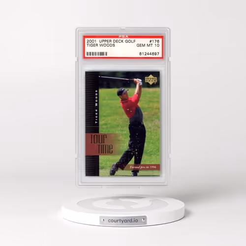 2001 Upper Deck Golf #176 Tiger Woods (PSA 10 GEM MINT)