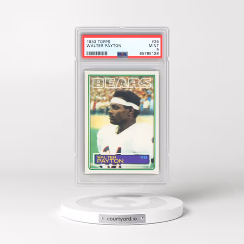 1983 Topps #36 Walter Payton (PSA 9 MINT)