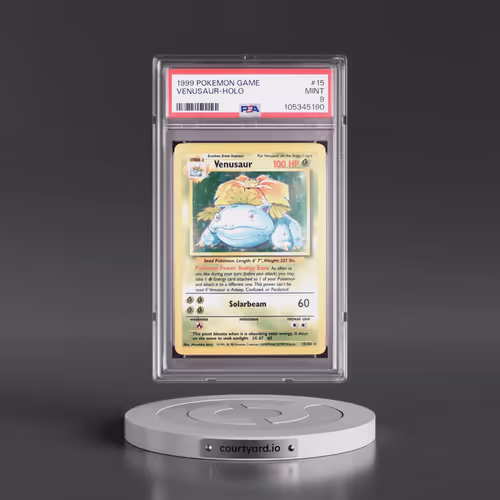 1999 Pokémon Game #15 Venusaur - Holo (PSA 9 MINT)