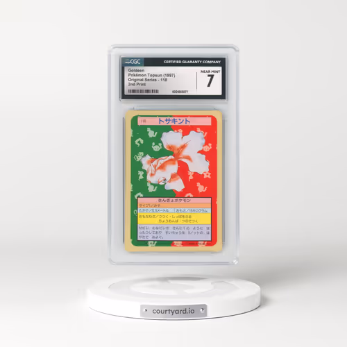 1997 (Only One Pokémon) Original Series #118 Goldeen - (Green Back) 2nd Print (CGC 7 NM)