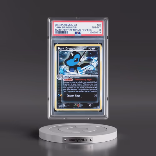 2004 Pokémon EX Team Rocket Returns #31 Dark Dragonair - Reverse Foil (PSA 8 NM-MT)