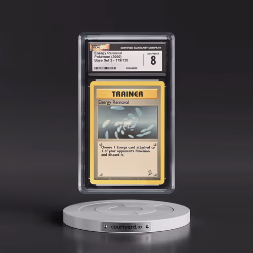 2000 Base Set 2 #119/130 Energy Removal (CGC 8 NM-MT)