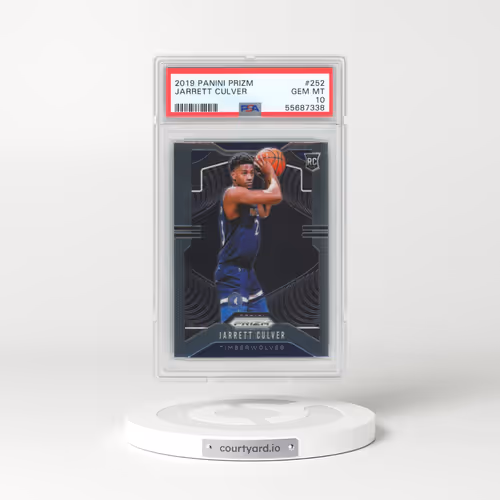2019 Panini Prizm #252 Jarrett Culver (PSA 10 GEM MINT)