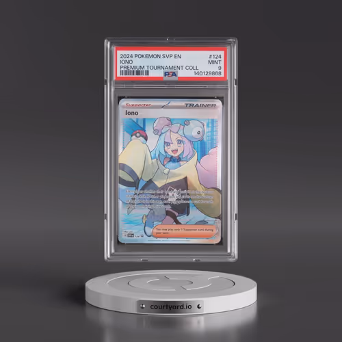 2024 Pokémon Svp EN-SV Black Star Promo #124 Iono - Iono Premium Tournament Collection (PSA 9 MINT)