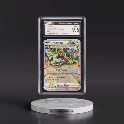 2024 Pokémon Ssp EN-Surging Sparks #159 Cyclizar EX - Holo (CGC 9.5 MINT+)