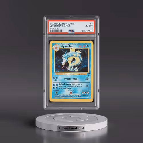 2000 Pokémon Game Base II #7 Gyarados - Holo (PSA 8 NM-MT)