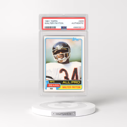 1981 Topps #400 Walter Payton (PSA AUTHENTIC)