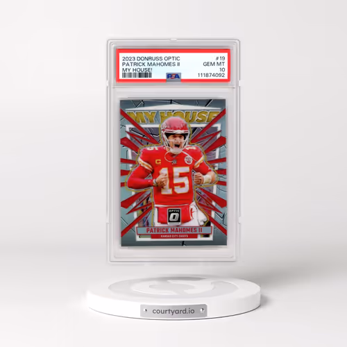 2023 Panini Donruss Optic My House! #19 Patrick Mahomes II (PSA 10 GEM MINT)