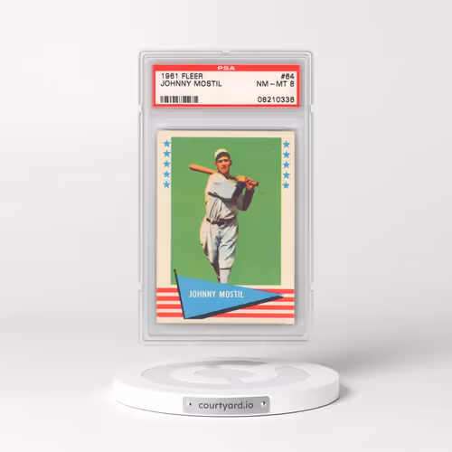 1961 Fleer #64 Johnny Mostil (PSA 8 NM-MT)