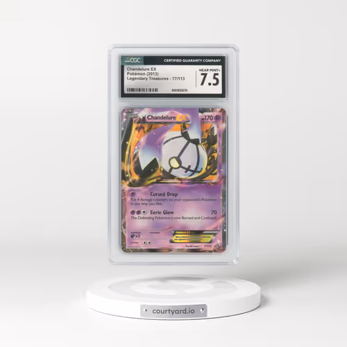 2013 Legendary Treasures #77/113 Chandelure EX - Holo (CGC 7.5 NM+)