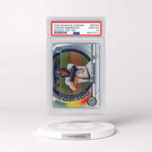 2020 Bowman Chrome Scouts' Top 100 #BTP53 Jasson Dominguez (PSA 10 GEM MINT)