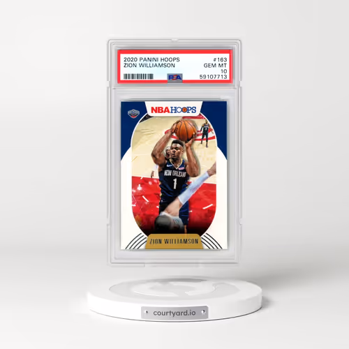 2020 Panini Hoops #163 Zion Williamson (PSA 10 GEM MINT)
