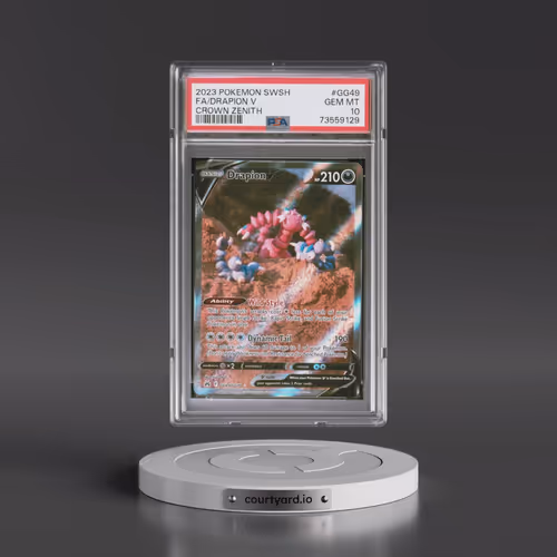 2023 Pokémon Sword and Shield Crown Zenith #GG49 Drapion V - Holo Full Art (PSA 10 GEM MINT)