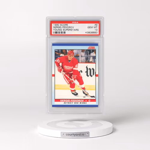 1990 Score Young Superstars #9 Sergei Fedorov (PSA 10 GEM MINT)