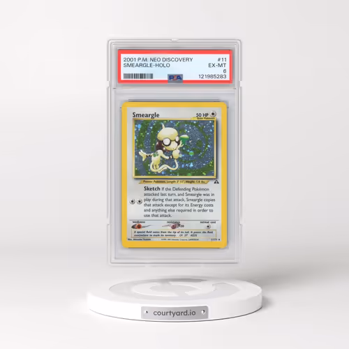 2001 Pokémon Neo Discovery #11 Smeargle - Holo (PSA 6 EX-MT)