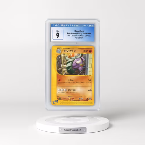 2002 The Town on No Map #054/092 Donphan - 1st Edition (CGC 9 MINT)