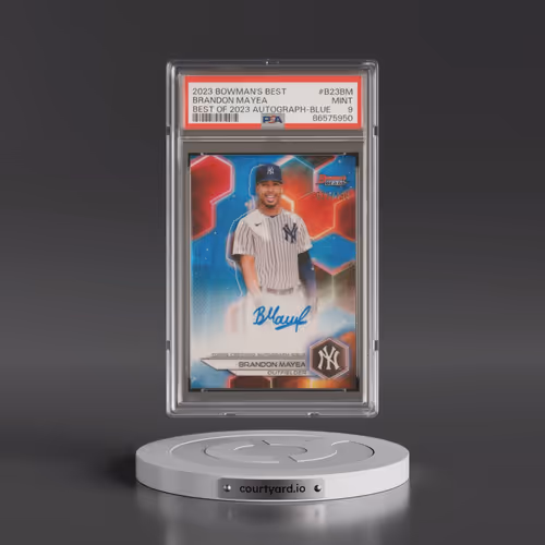 2023 Bowman's Best Best of 2023 Autographs #B23BM Brandon Mayea - Blue Refractor (PSA 9 MINT)