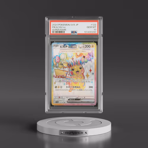 2024 Pokémon SV8-Super Electric Breaker #122 Pikachu EX - Holo Super Rare (PSA 10 GEM MINT)
