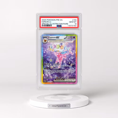2025 Pokémon Pre EN-Prismatic Evolutions #155 Espeon EX - Holo Special Illustration Rare (PSA 10 GEM