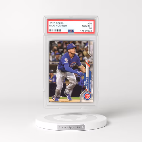 2020 Topps #70 Nico Hoerner (PSA 10 GEM MINT)